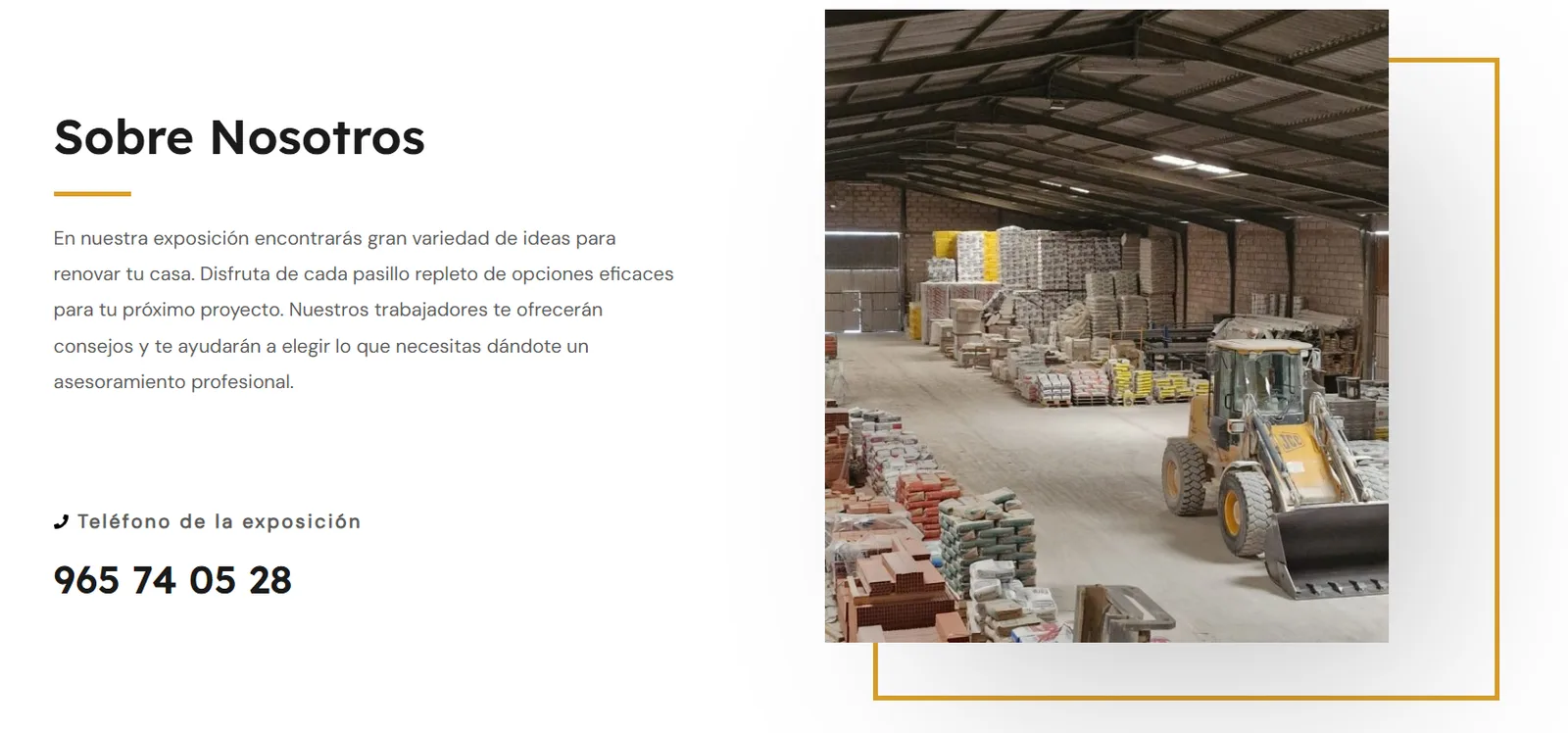 Landing de Materiales Llobell