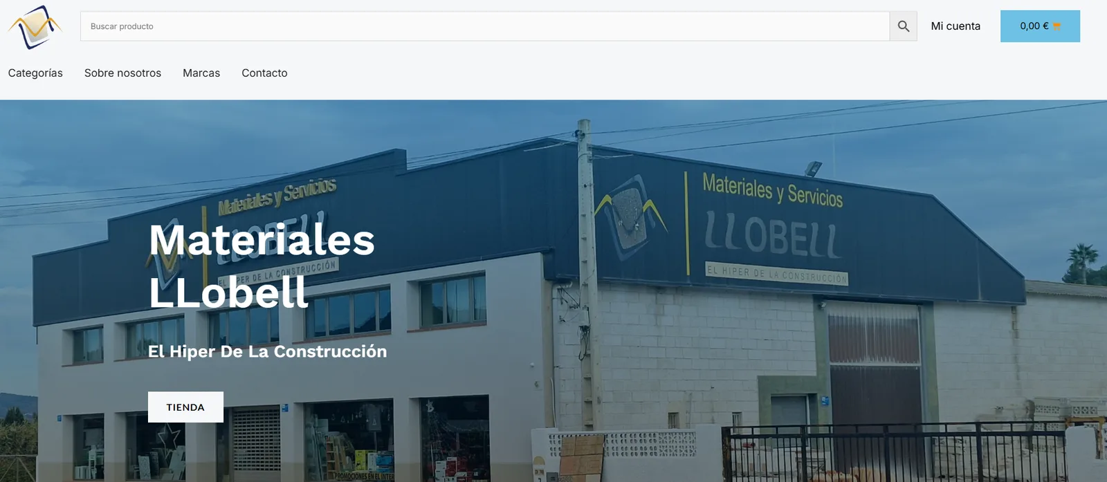 Home de la tienda online Materiales Llobell